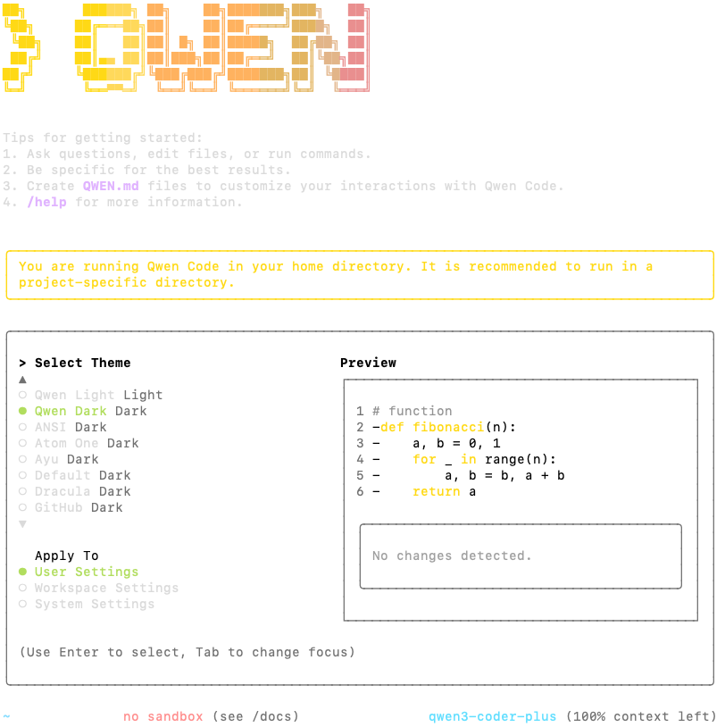 Qwen Code CLI-Setup Step