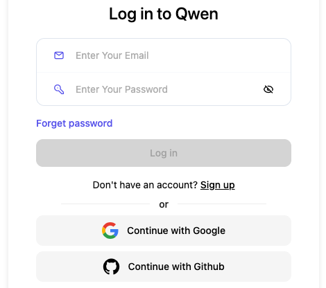 Qwen Code Setup Step